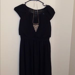 Vero moda asymmetric midi cocktail dress